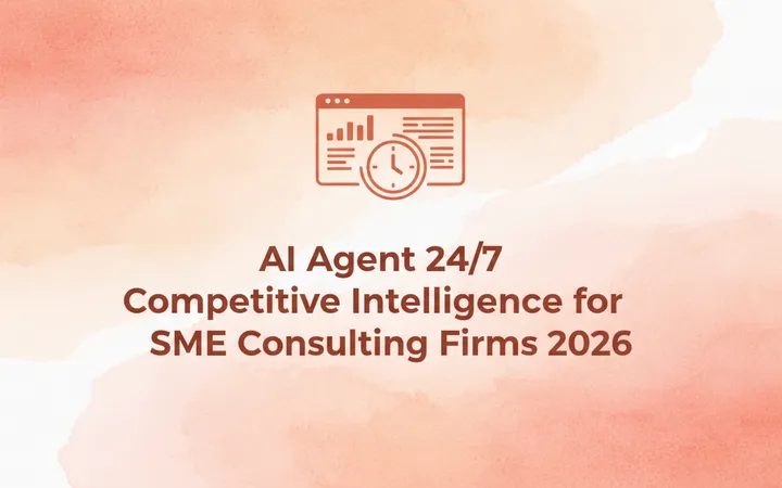 AI Agent 24/7 Competitive Intelligence for SME Consulting Firms 2026