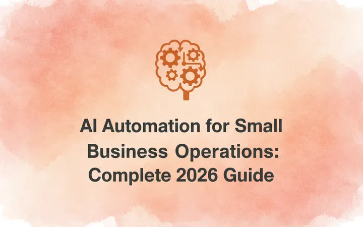 AI Automation for Small Business Operations: Complete 2026 Guide